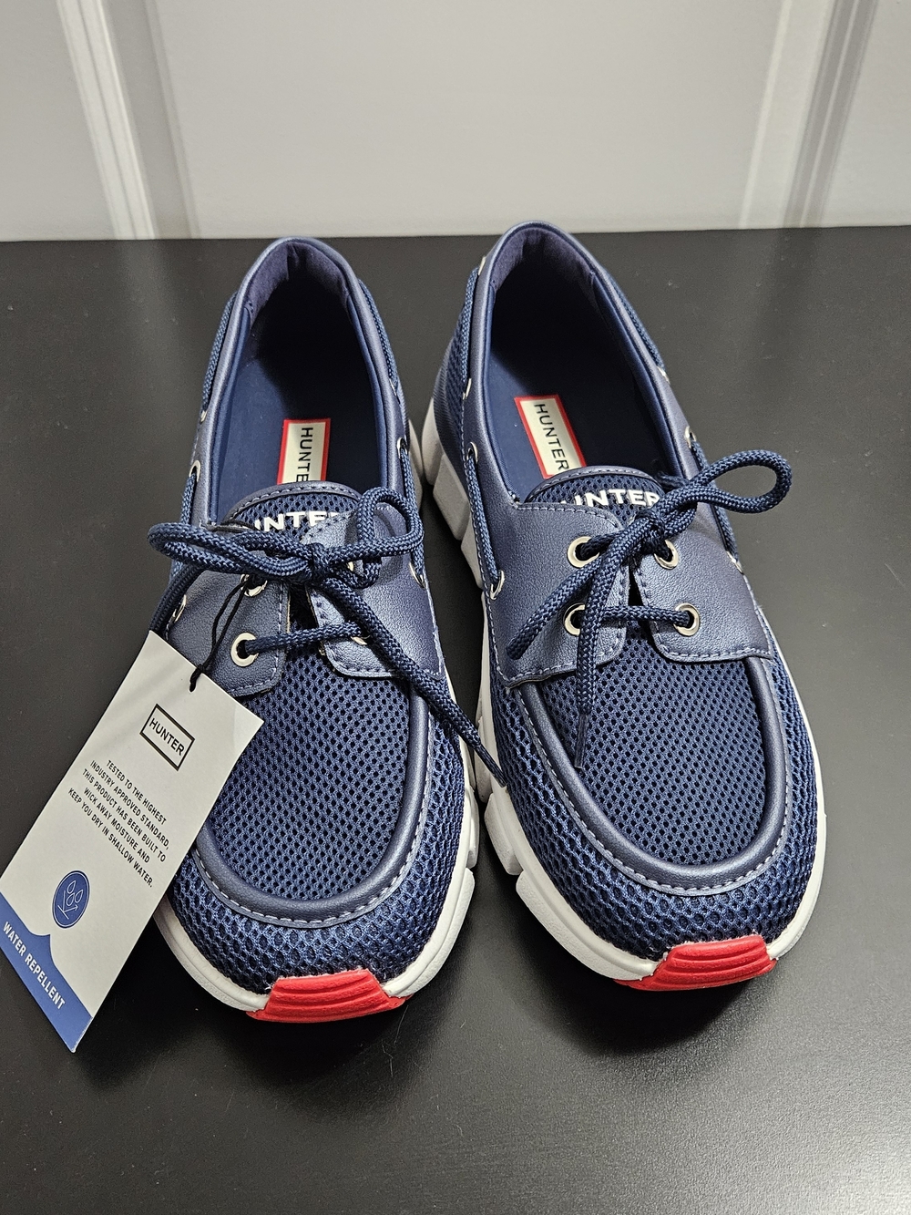 NWOB Women's Hunter Sasa Boat Shoe Size 8.5M
